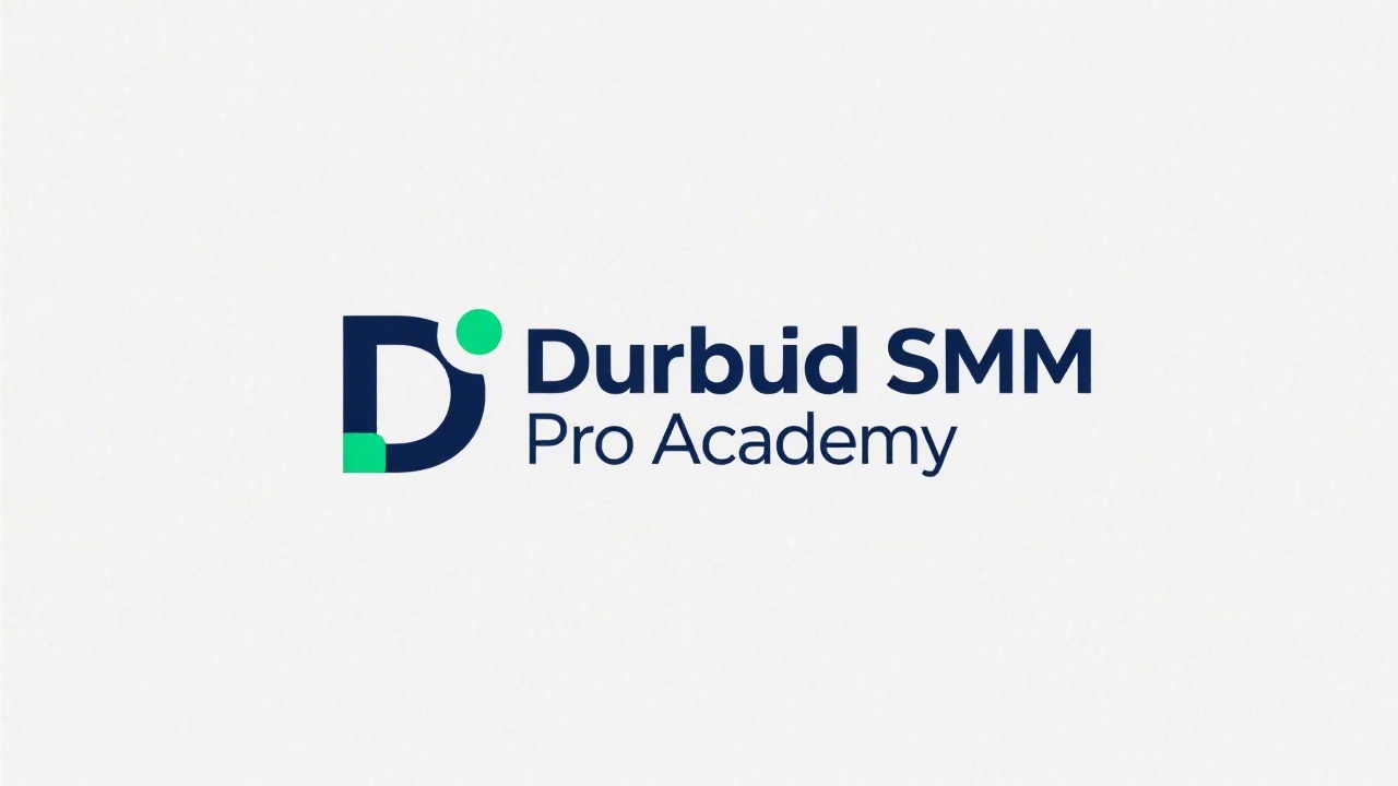 Minimal wordmark logo reading Dublin SMM Pro Academy in bold navy typography with a small emerald dot, designed for simple and clean brand recognition.